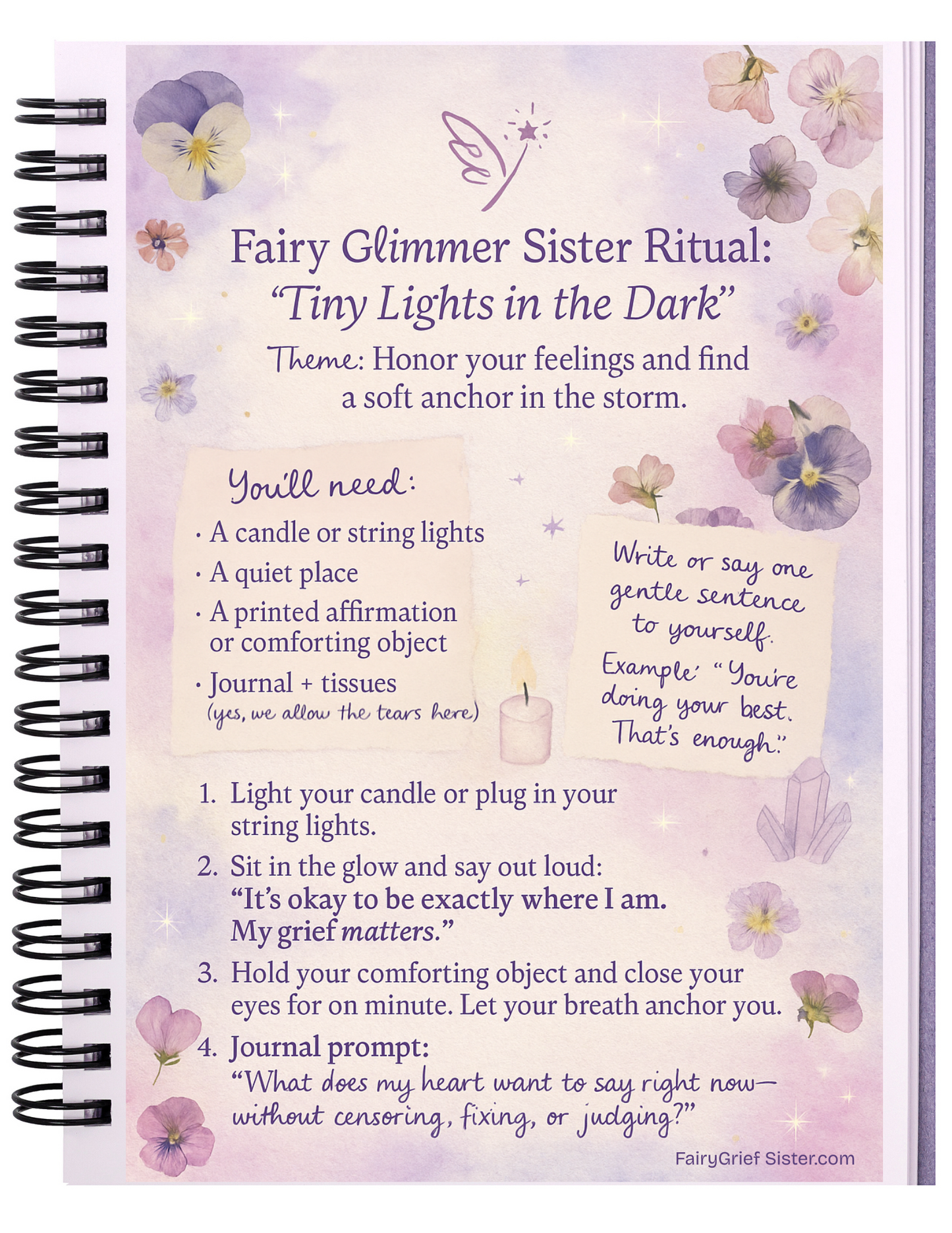 Fairy Glimmer Sister - Tiny Lights in the Dark (PDF)
